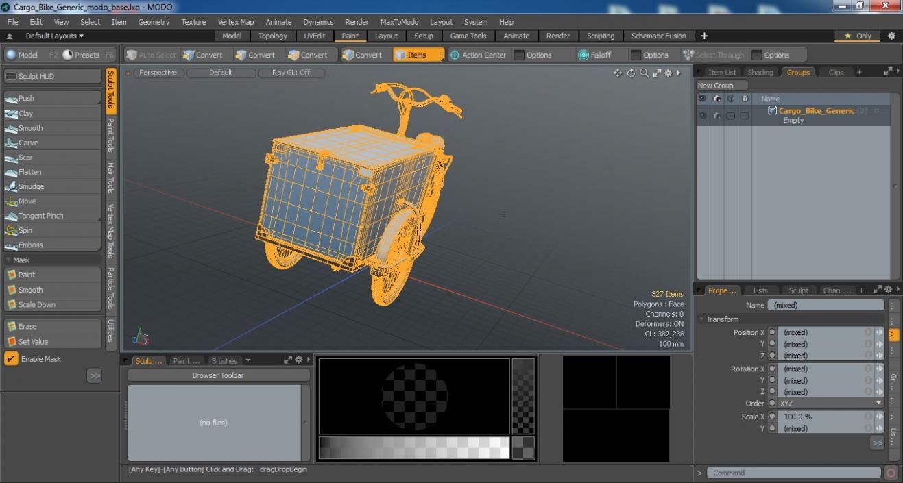 3D model Cargo Bike