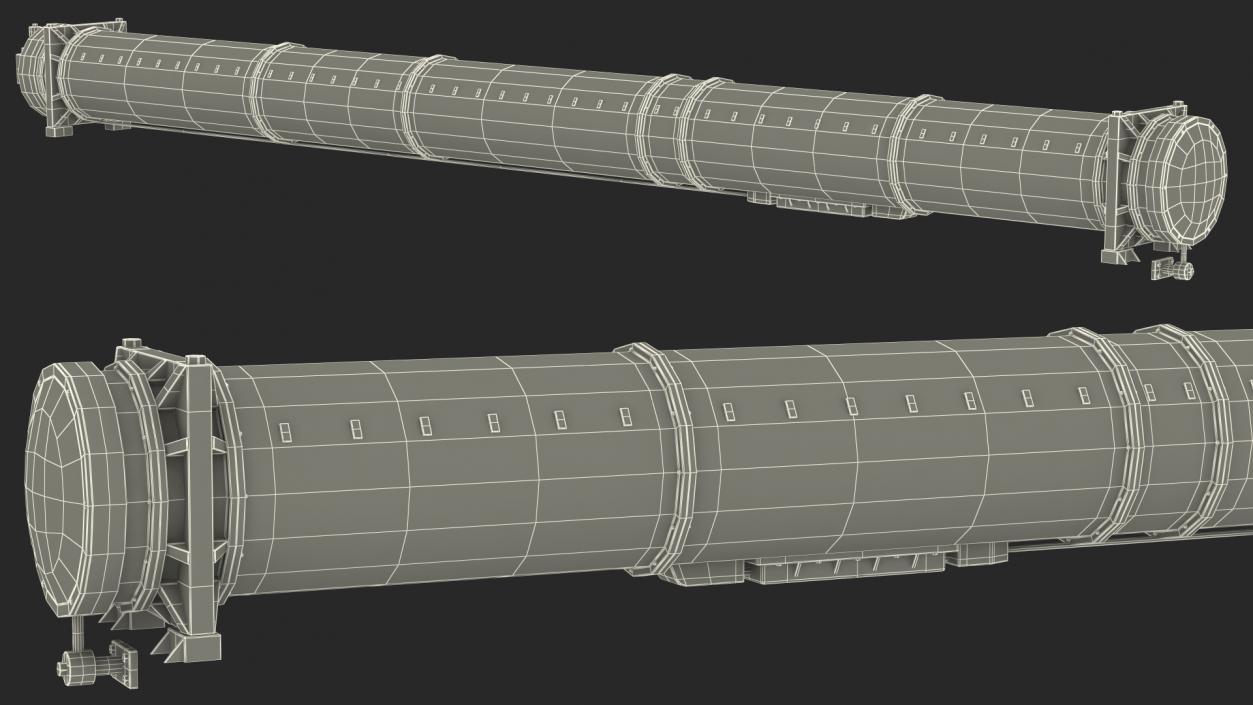 3D Camouflage Vityaz S 350E 50R6 Missile Launcher Rigged model