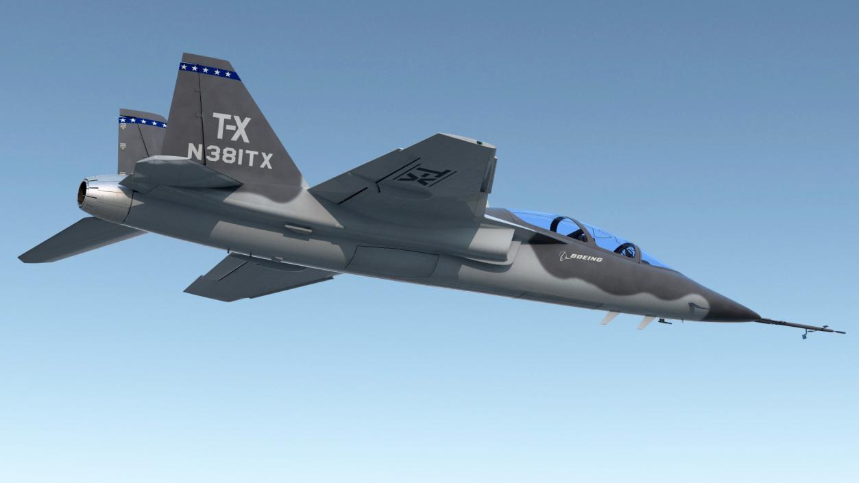 3D Boeing T-X Advanced Pilot Training System