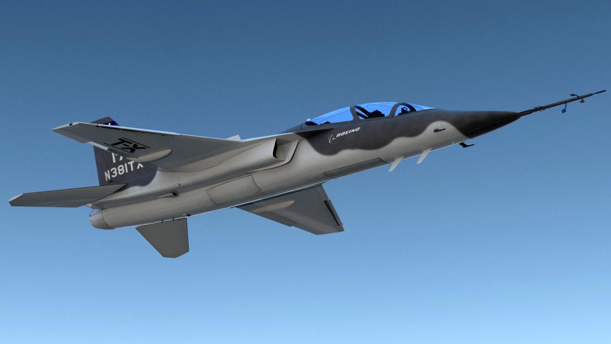 3D Boeing T-X Advanced Pilot Training System