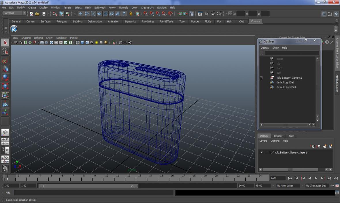 4-5 Volt Battery Generic 3D model