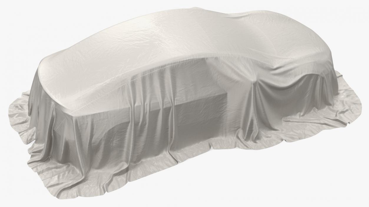 3D Outdoor Cover Car Sedan model