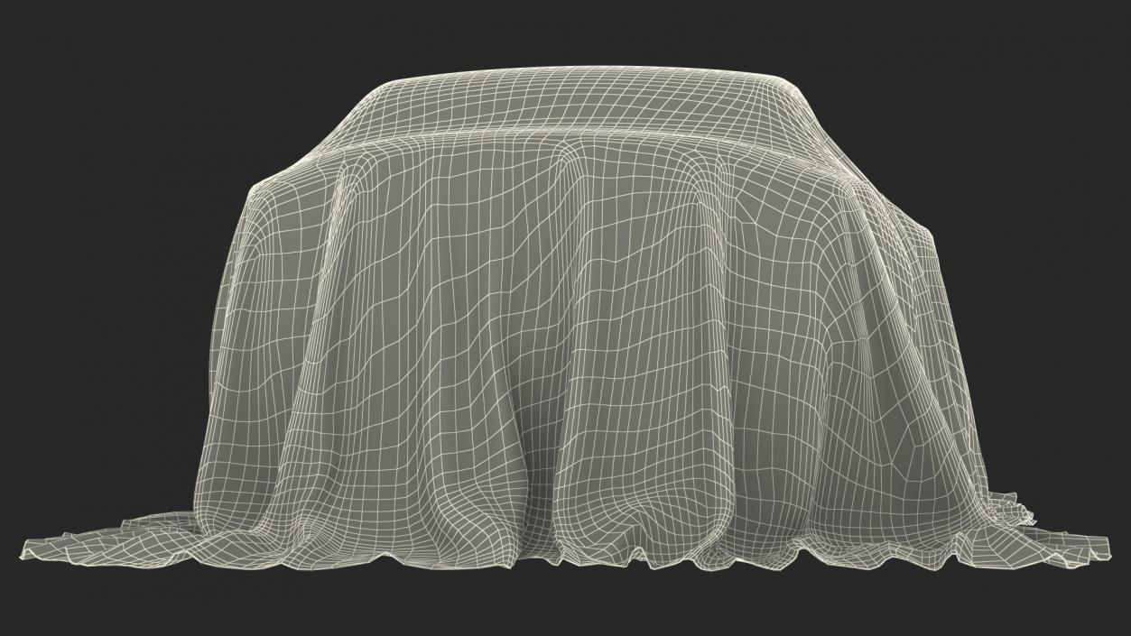 3D Outdoor Cover Car Sedan model