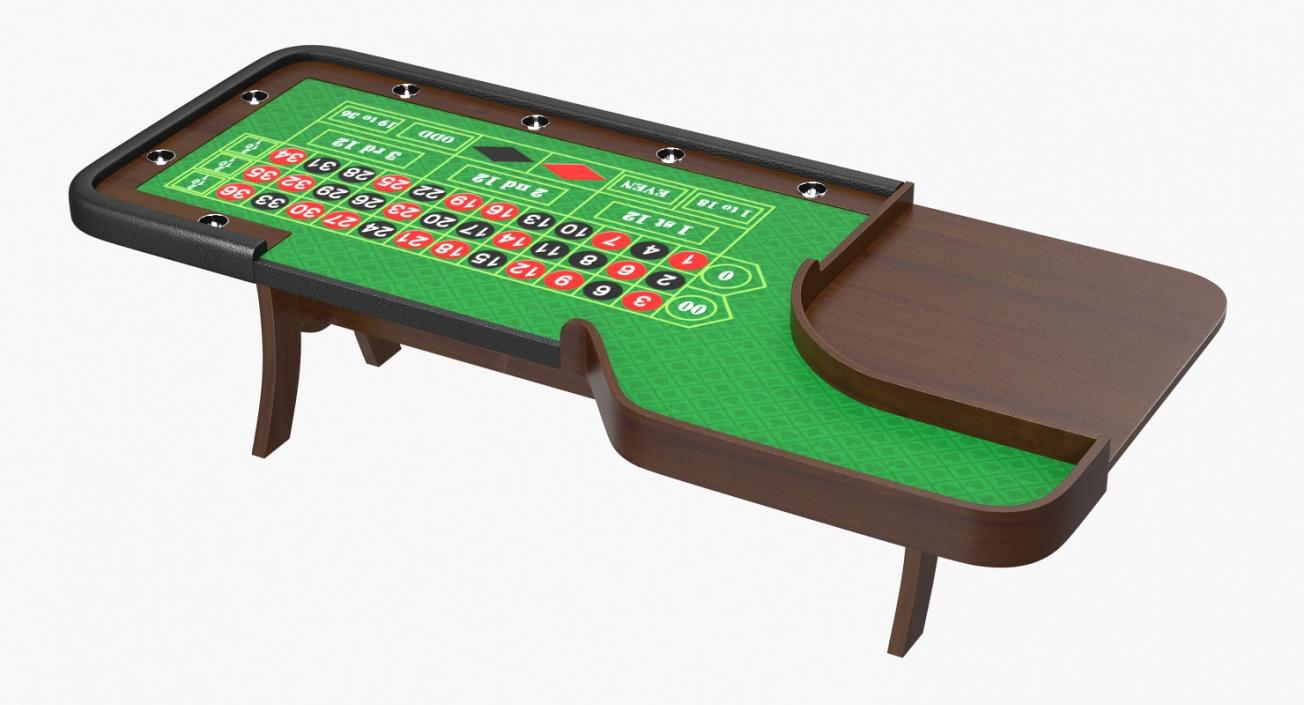 Roulette Table 3D model