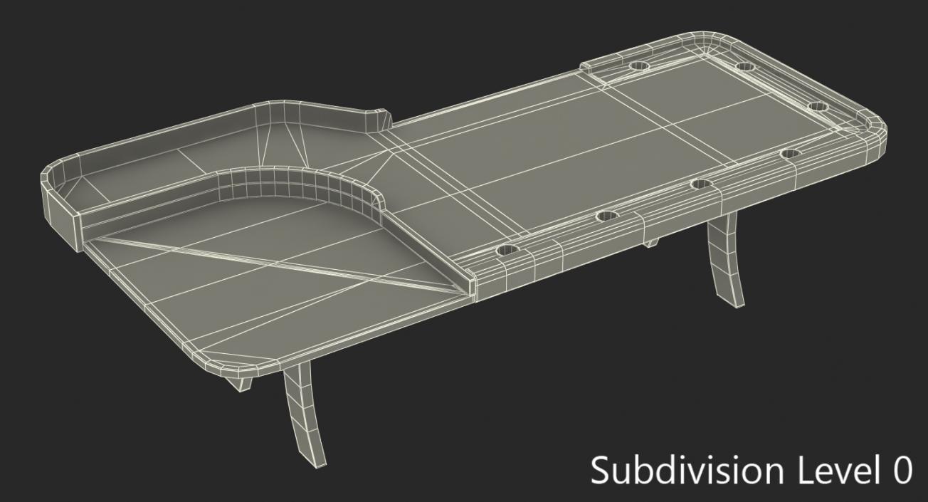 Roulette Table 3D model