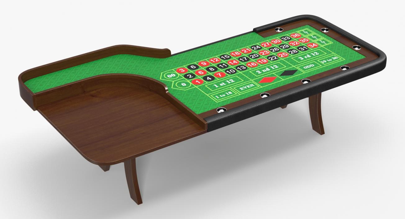 Roulette Table 3D model