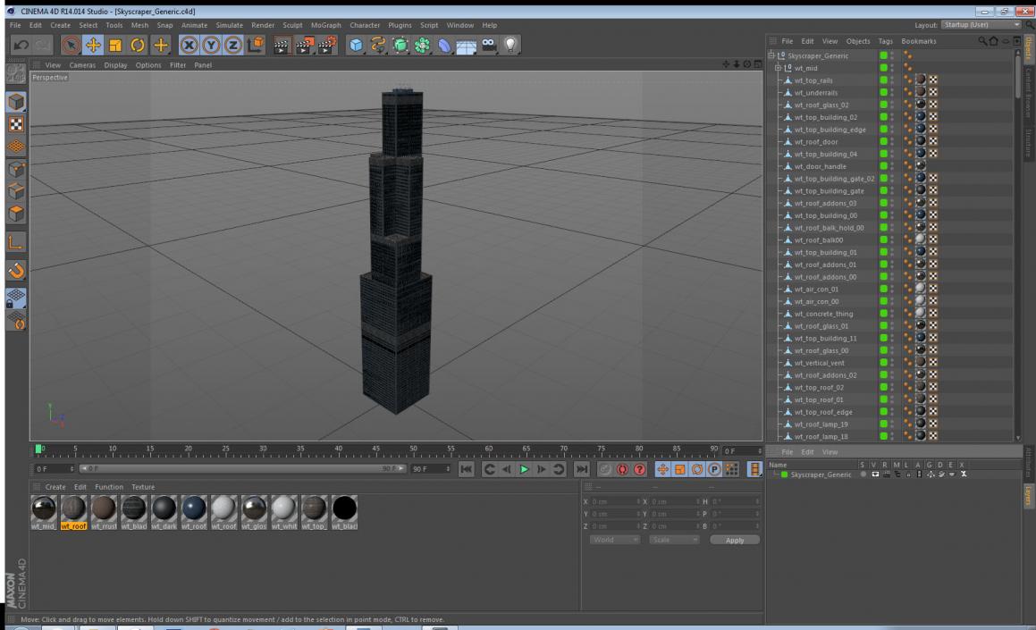 3D Skyscraper Generic model