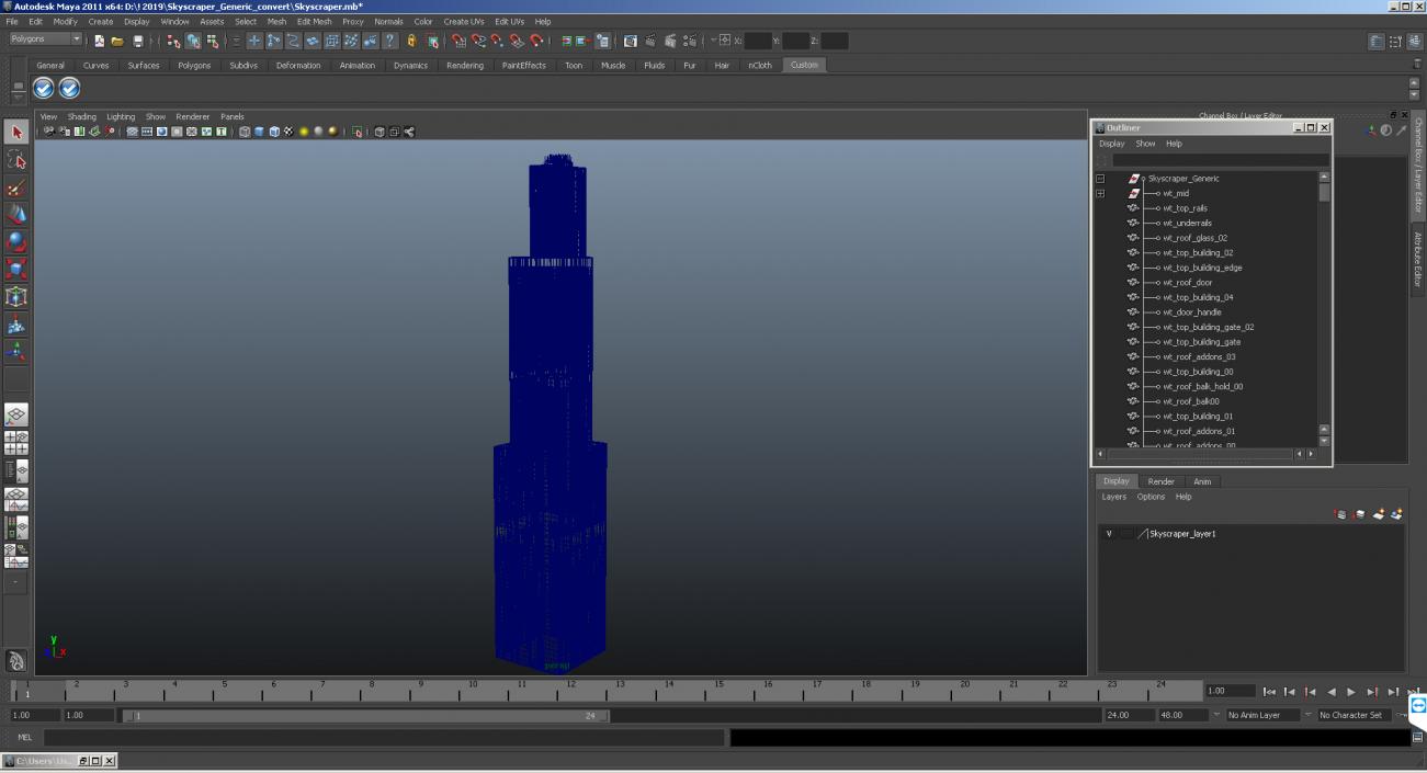 3D Skyscraper Generic model