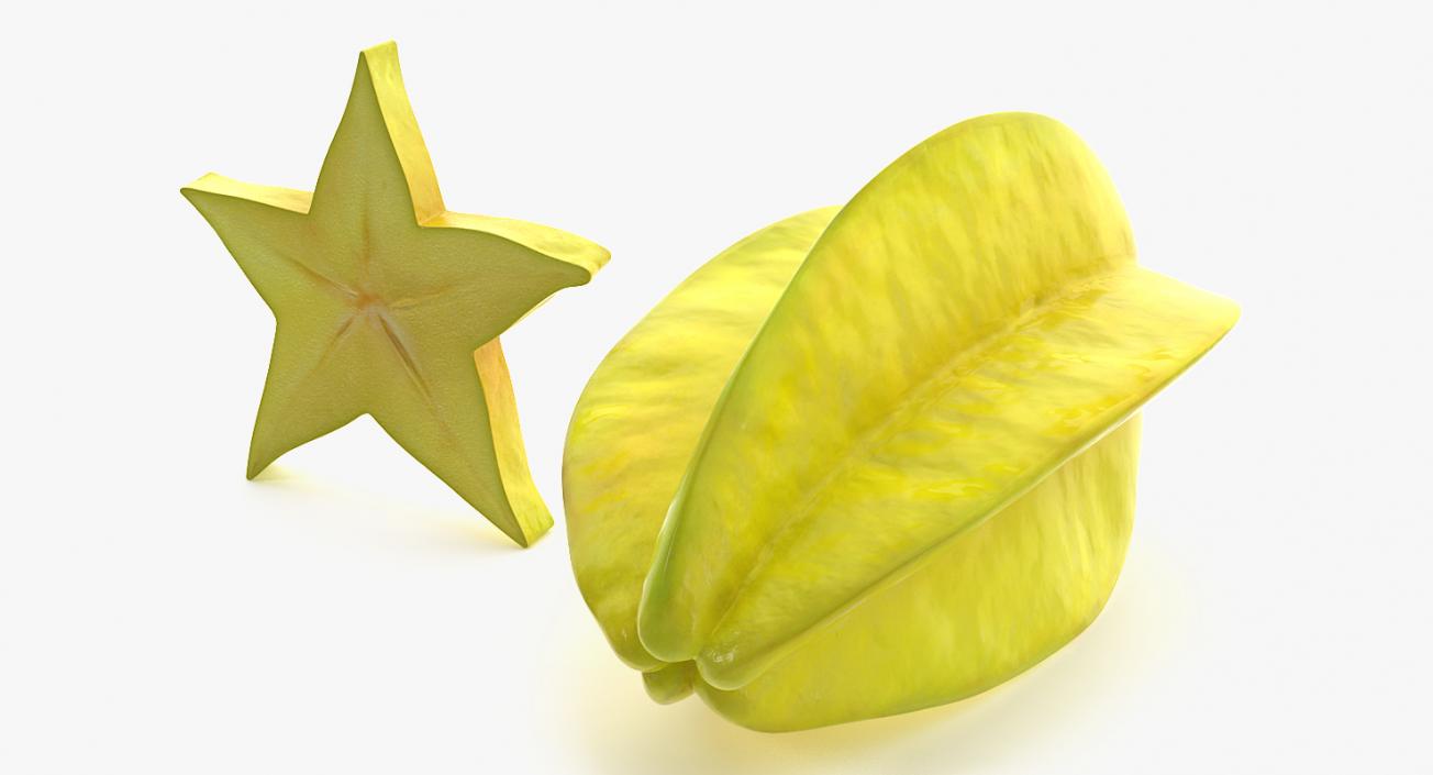 Star Fruit Set 3D model