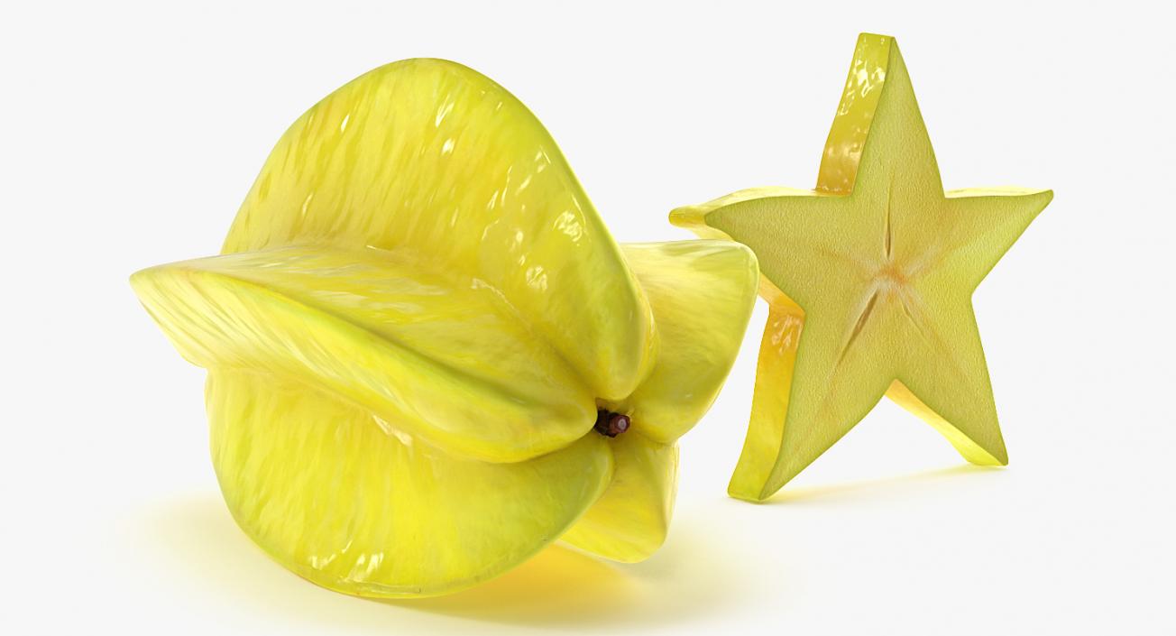 Star Fruit Set 3D model