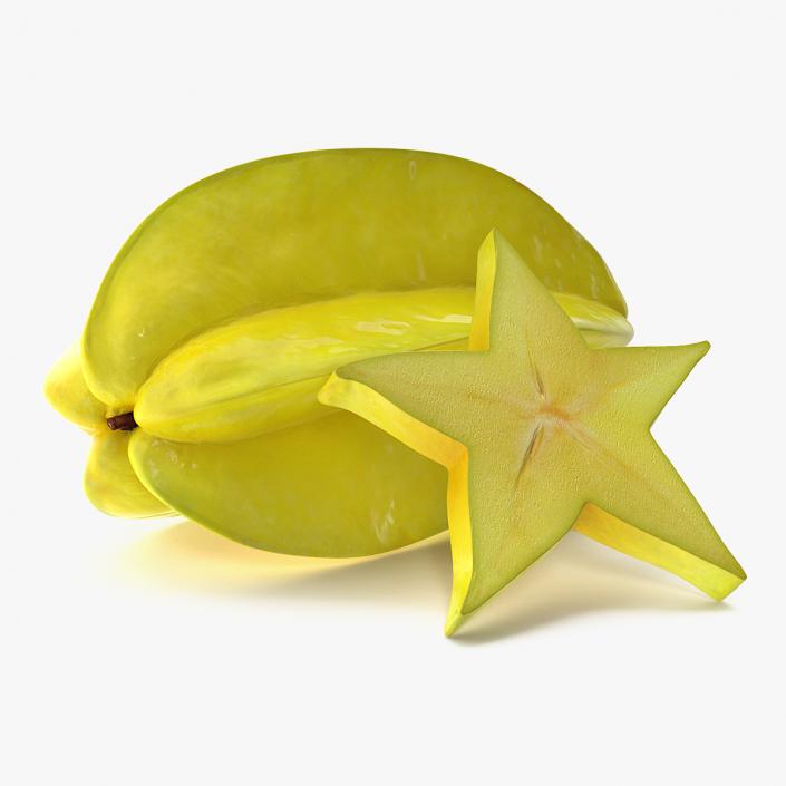 Star Fruit Set 3D model