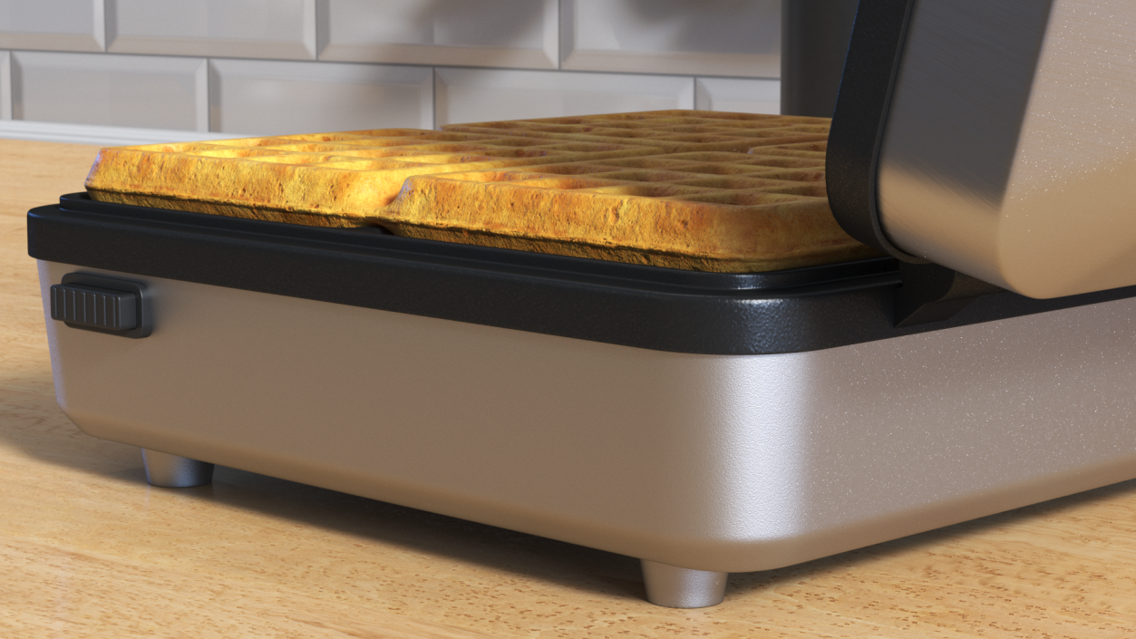 3D Waffle Maker with Square Waffle