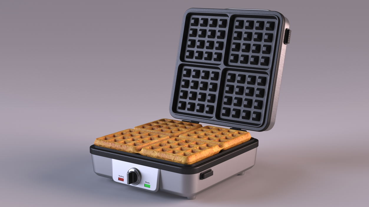 3D Waffle Maker with Square Waffle