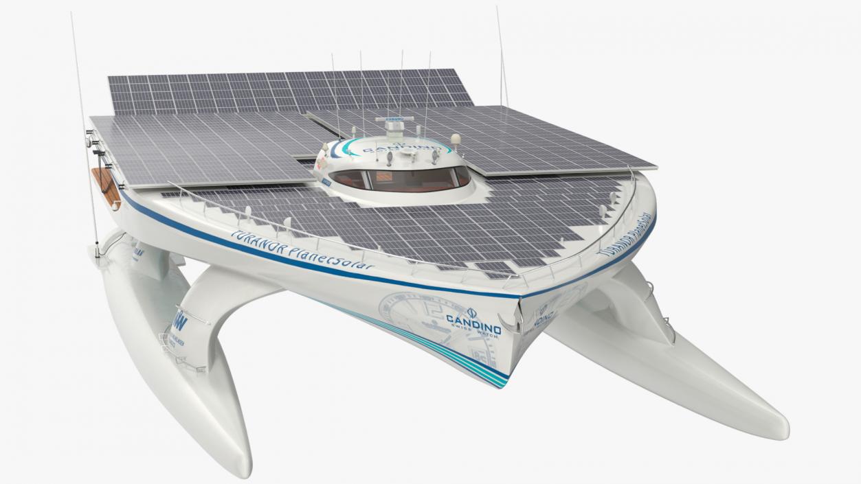 PlanetSolar Boat Simple Interior Rigged 3D model