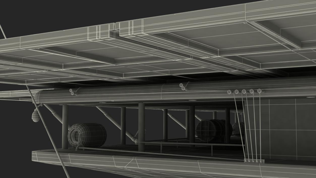 PlanetSolar Boat Simple Interior Rigged 3D model