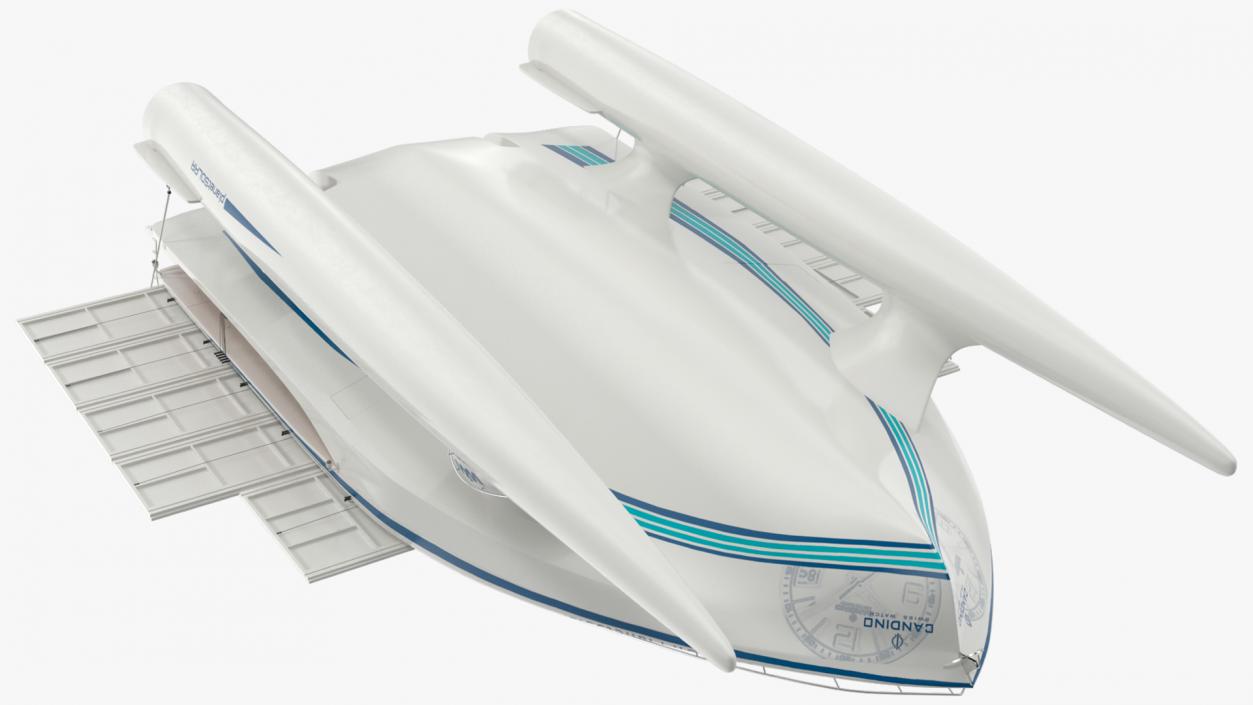 PlanetSolar Boat Simple Interior Rigged 3D model