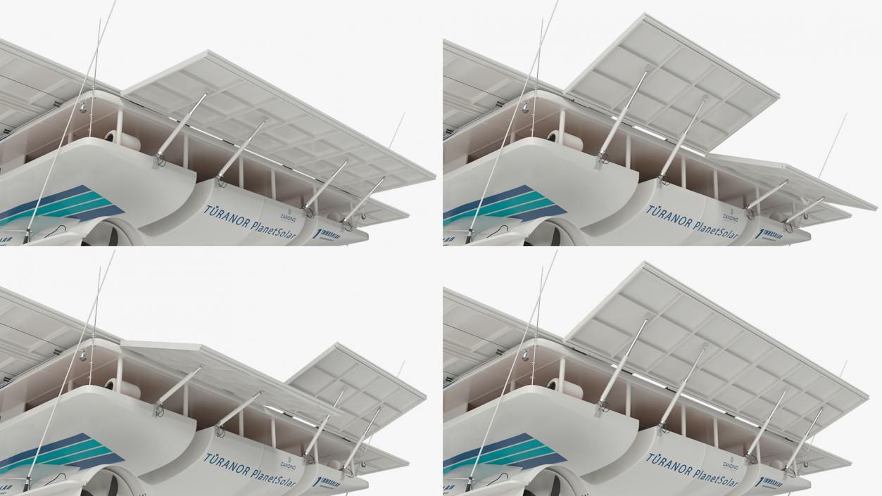 PlanetSolar Boat Simple Interior Rigged 3D model