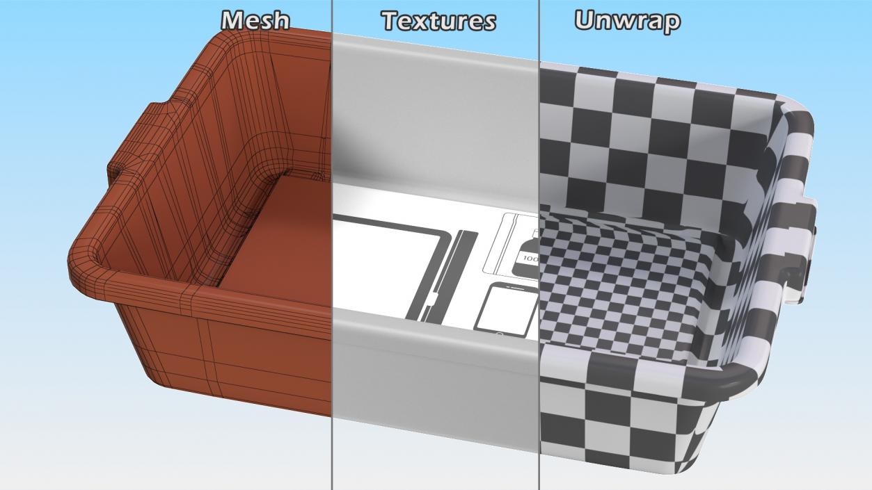 Airport Security Check Tray 3D