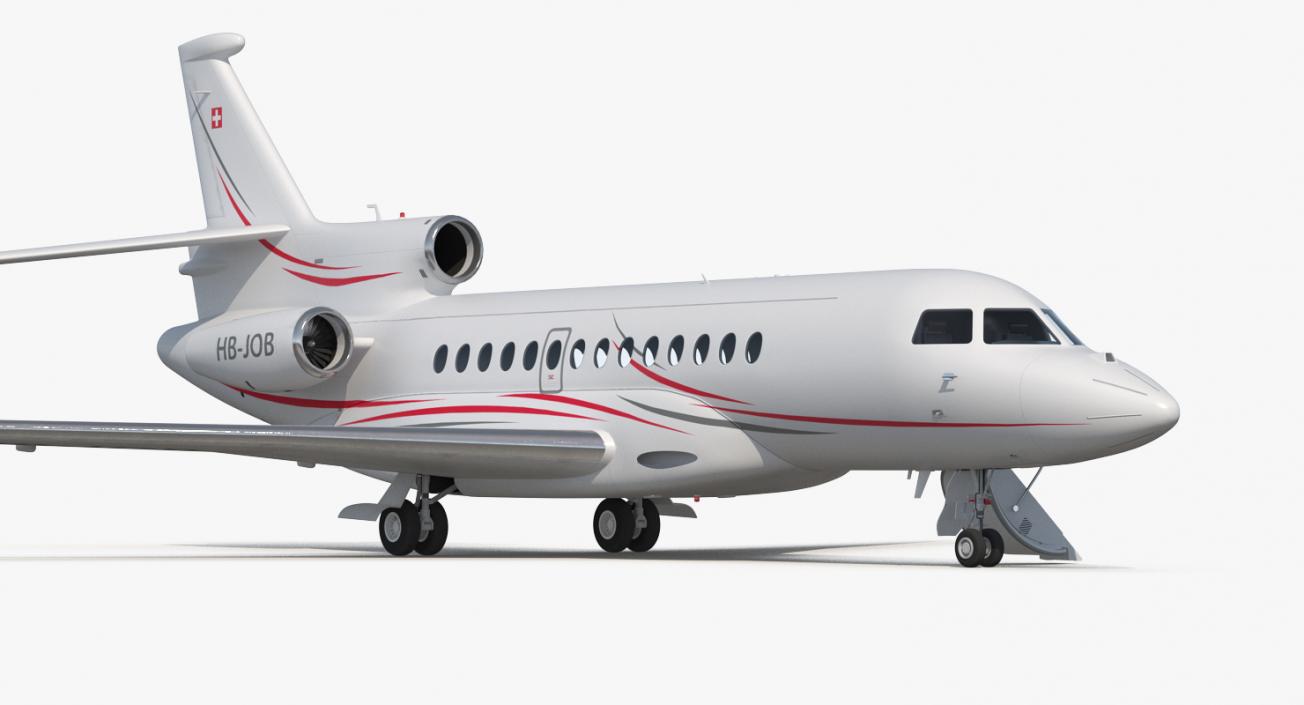 3D Dassault Falcon 7X model