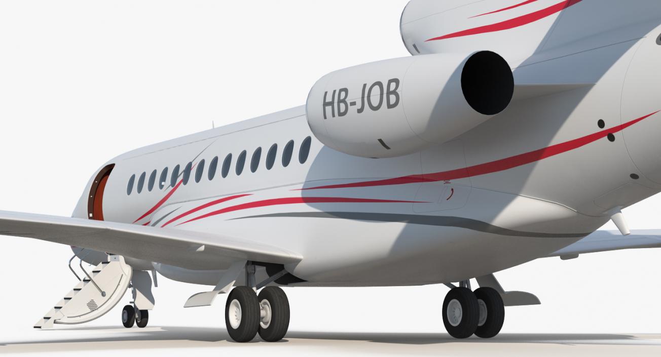 3D Dassault Falcon 7X model