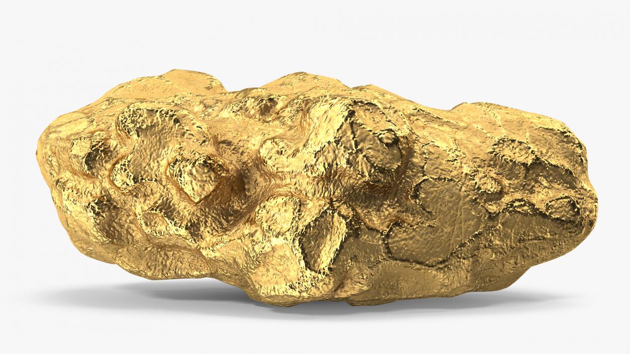 3D model Gold Natural Mineral