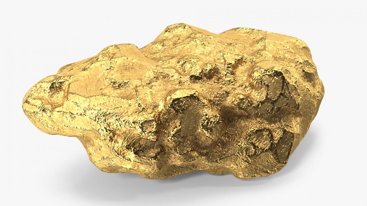 3D model Gold Natural Mineral