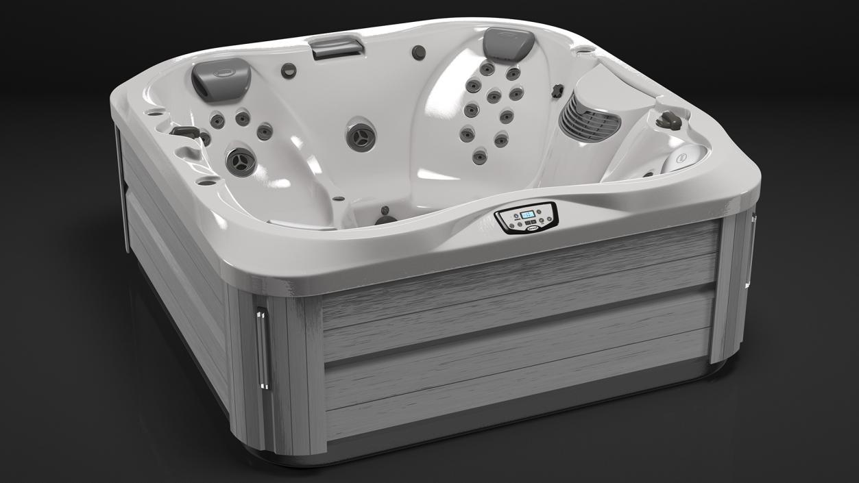 3D Jacuzzi J 335 Hot Tub Grey