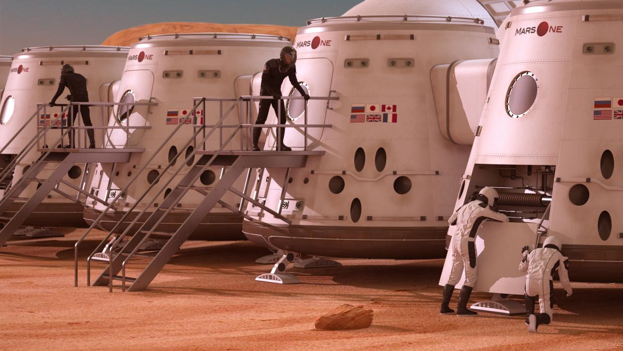 Mars Colony 3D Models Collection 3D