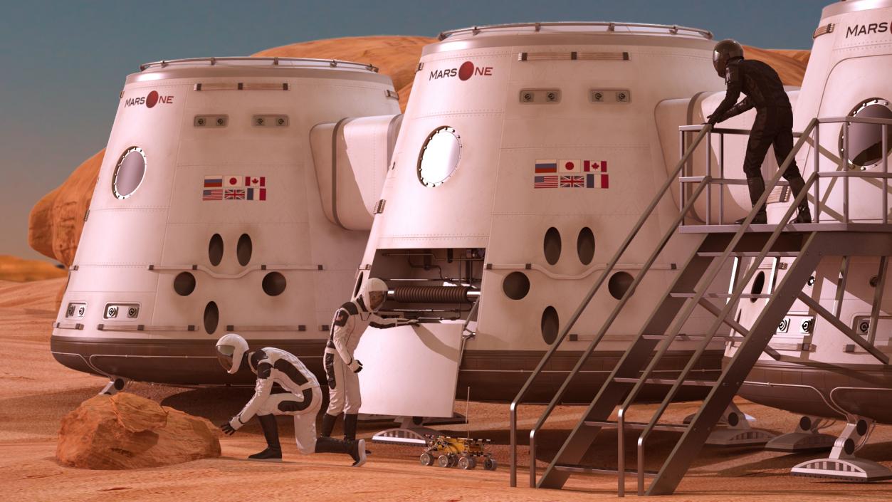 Mars Colony 3D Models Collection 3D