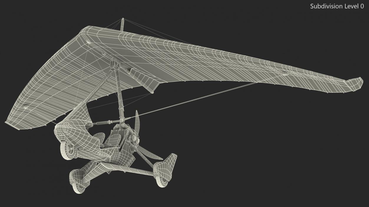 3D Tandem Ultralight Trike Wing BioniX2