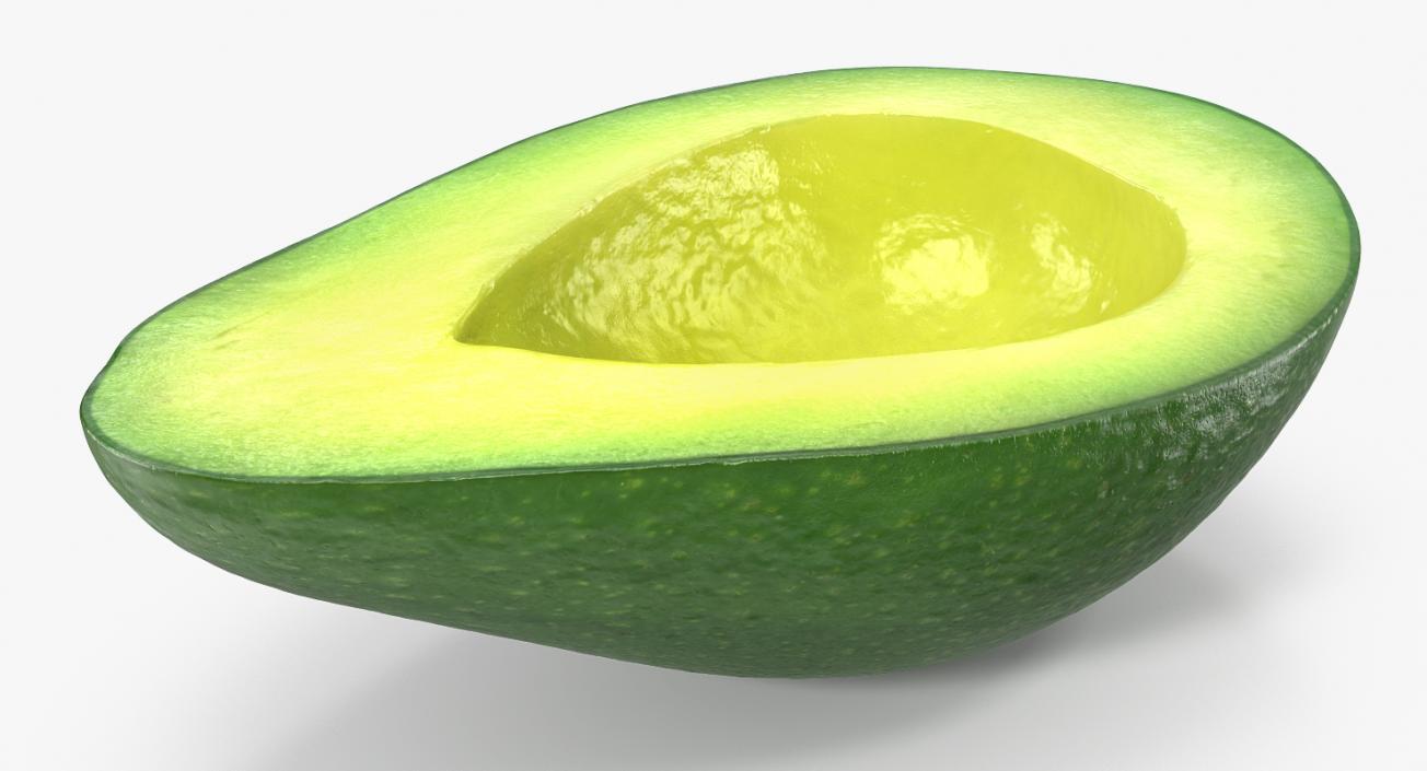 Avocado Half 3D