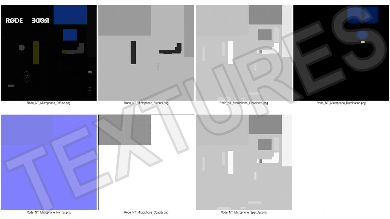 3D Rode NT Streaming Microphone model