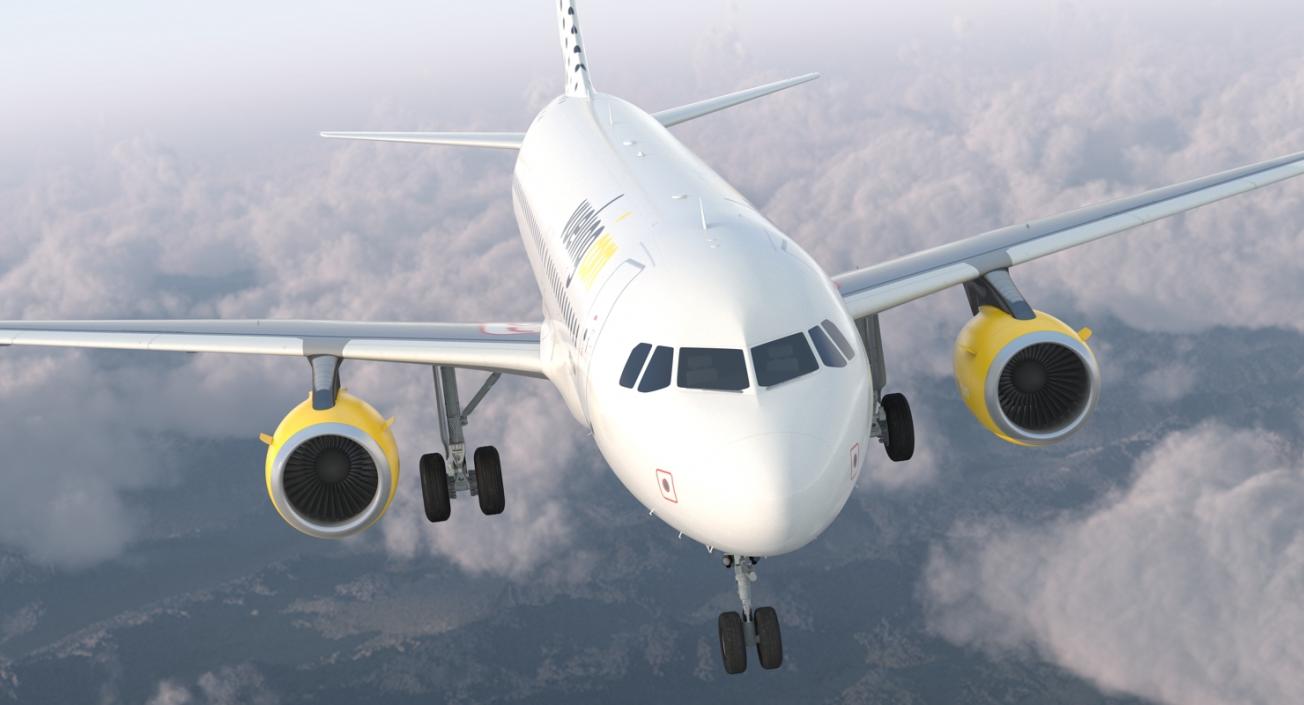 3D Airbus A320 Vueling Airlines model