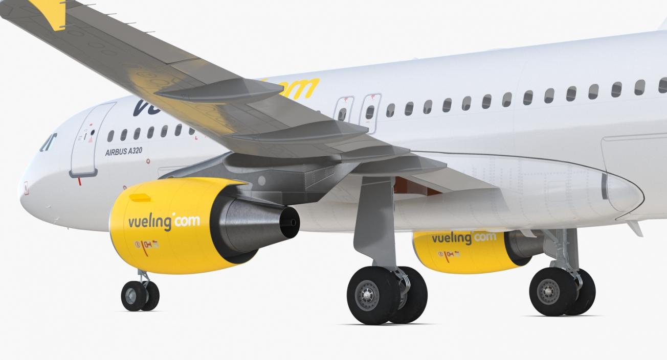 3D Airbus A320 Vueling Airlines model