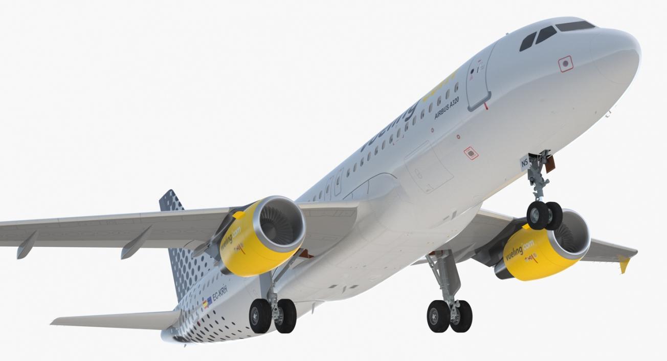 3D Airbus A320 Vueling Airlines model