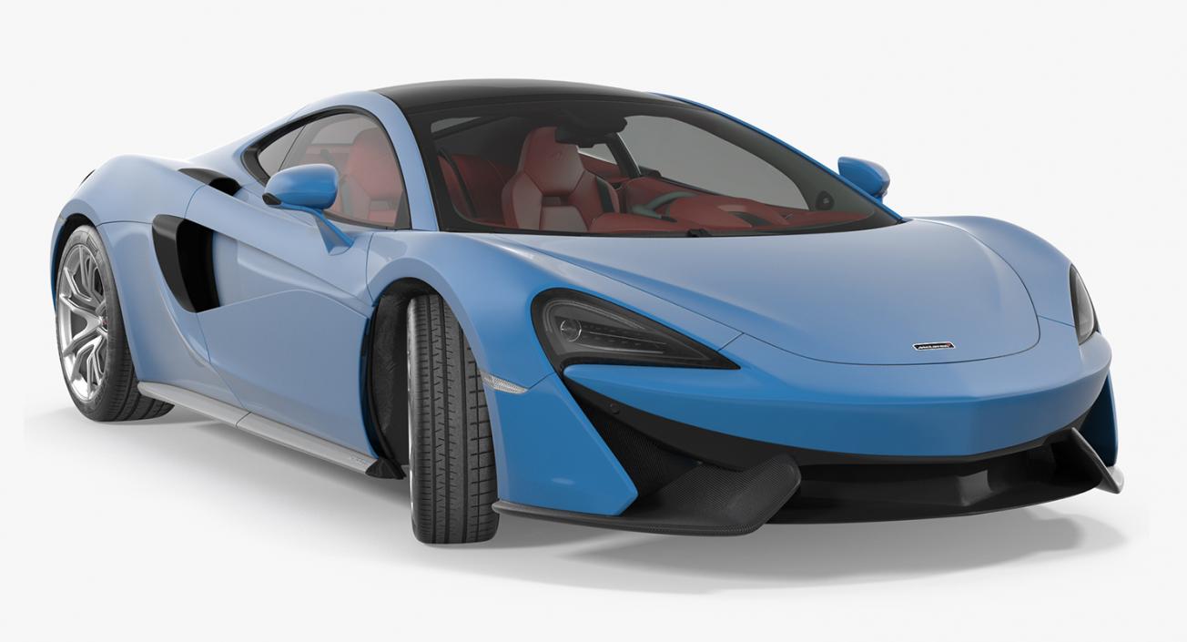 Supercar McLaren 570GT 2017 3D