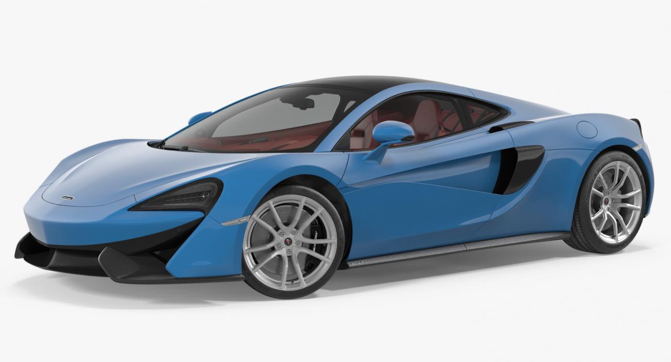 Supercar McLaren 570GT 2017 3D