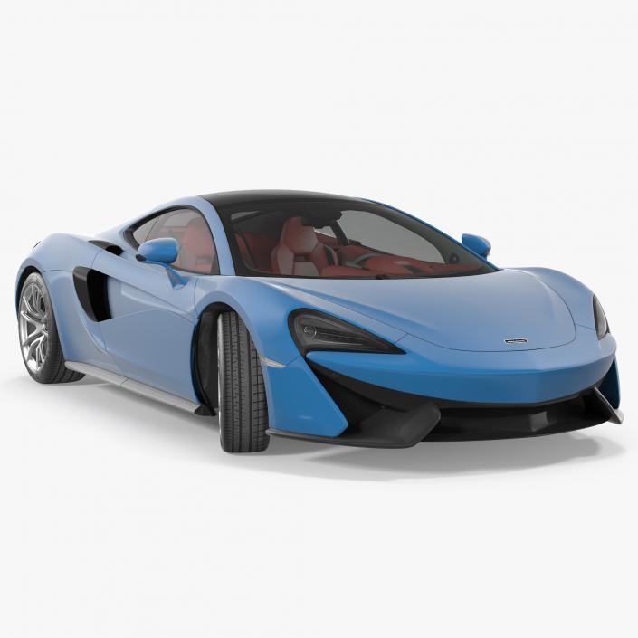 Supercar McLaren 570GT 2017 3D