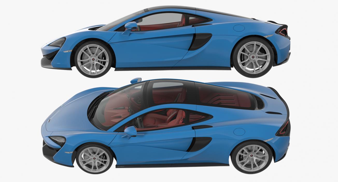 Supercar McLaren 570GT 2017 3D