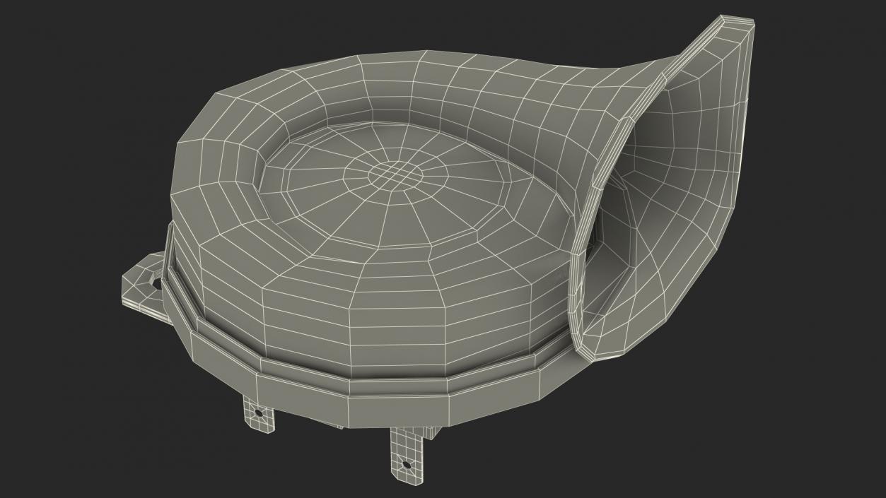 Hella Low Tone Car Horn 400Hz 3D model