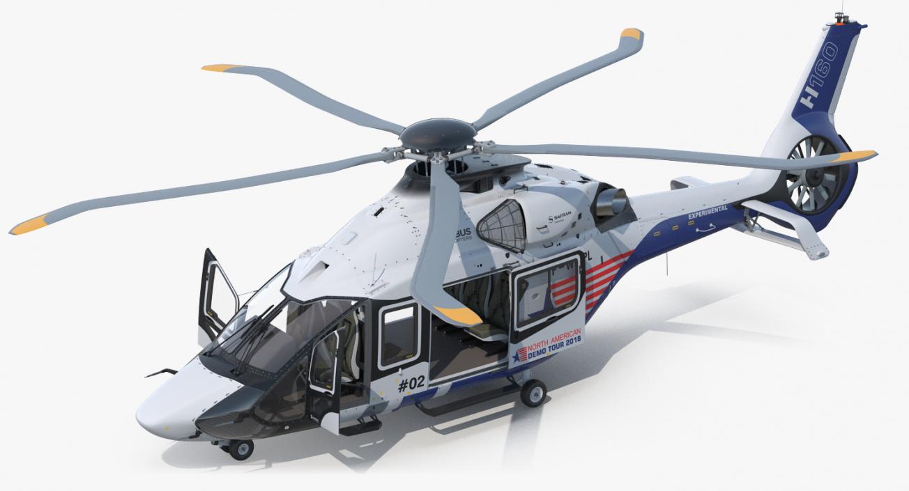 3D model Airbus Helicopters H160 Rigged