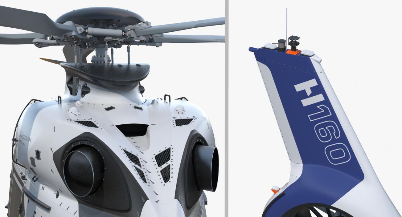 3D model Airbus Helicopters H160 Rigged