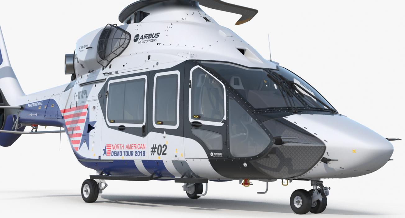 3D model Airbus Helicopters H160 Rigged