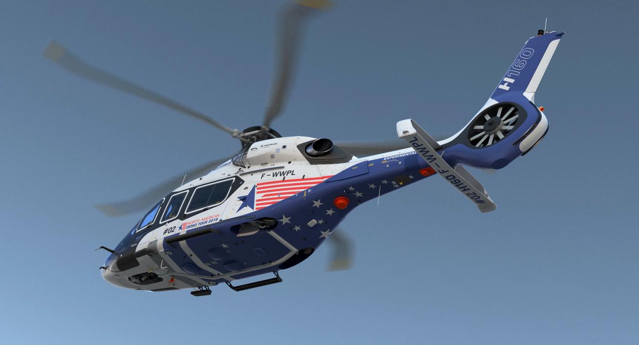 3D model Airbus Helicopters H160 Rigged