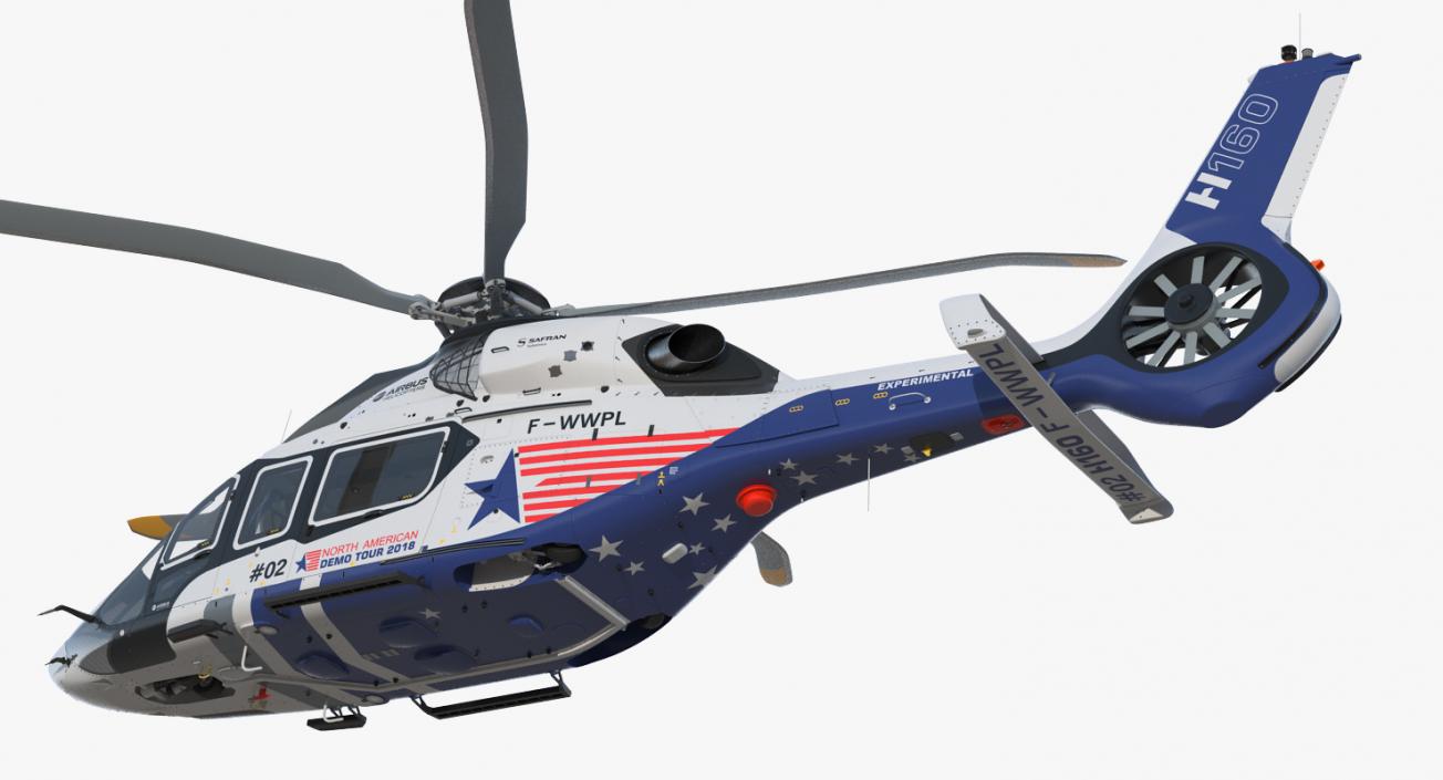 3D model Airbus Helicopters H160 Rigged