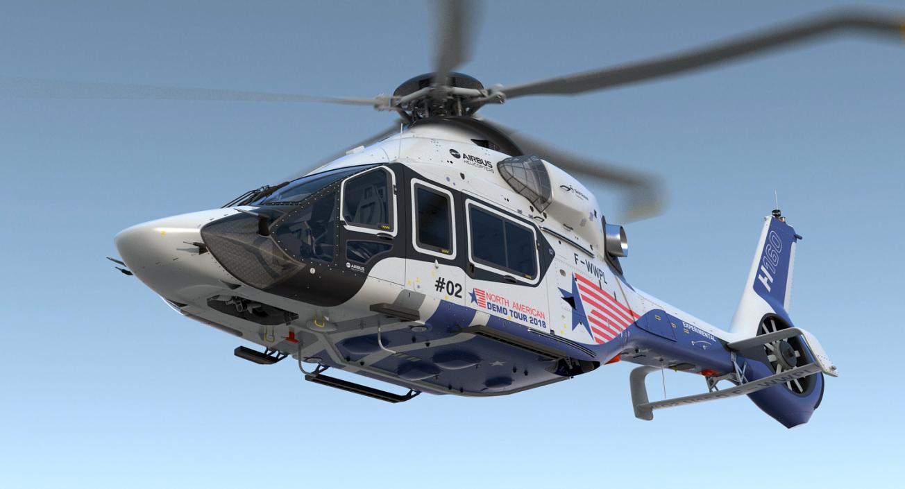 3D model Airbus Helicopters H160 Rigged