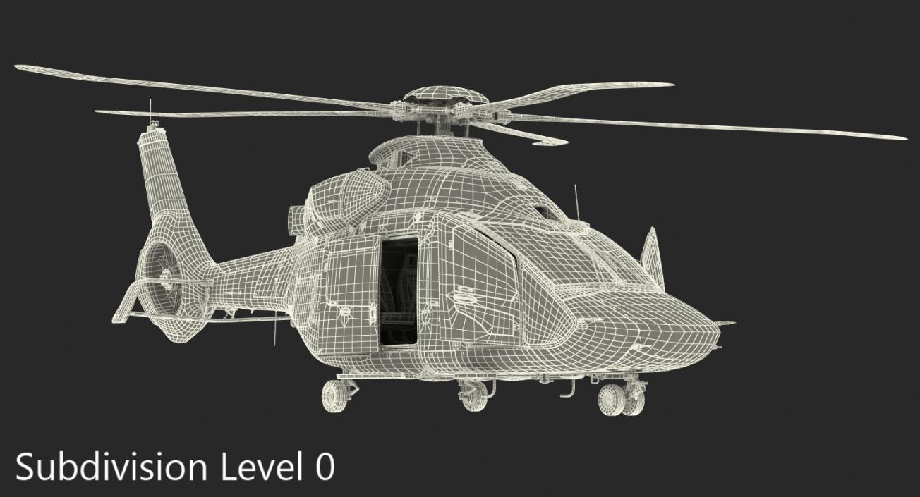 3D model Airbus Helicopters H160 Rigged