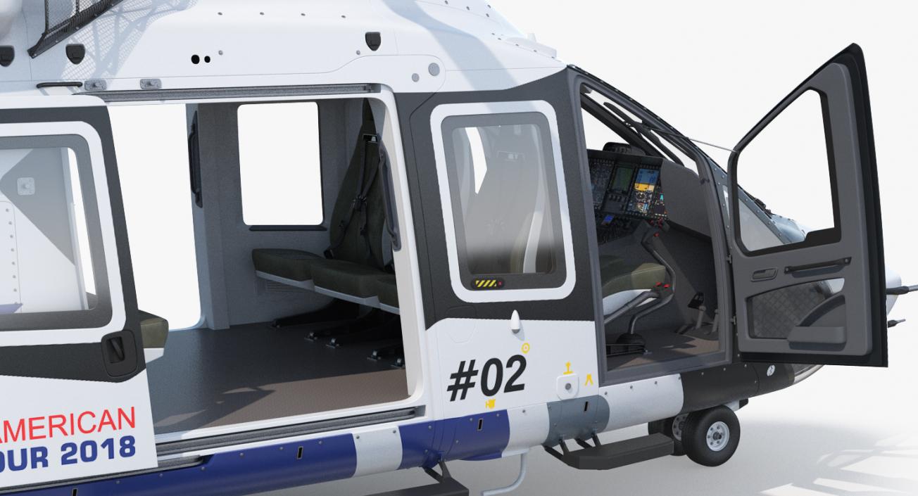 3D model Airbus Helicopters H160 Rigged