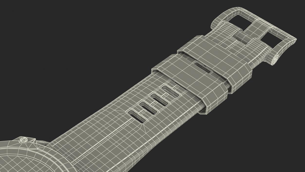 Dive Smartwatch Red Band 3D model