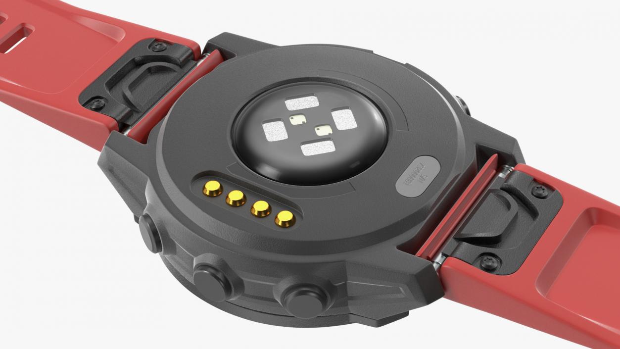 Dive Smartwatch Red Band 3D model